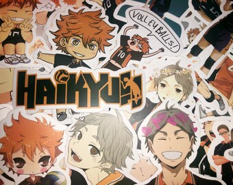 haikyuu sticker etsy