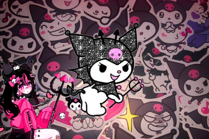 100 Kuromi Stickers