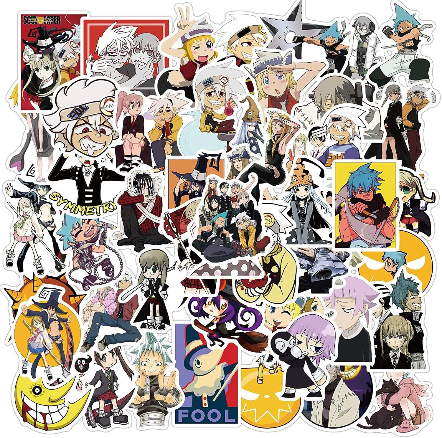 100 Soul Eater Stickers Stickers Paper & Party Supplies etna.com.pe