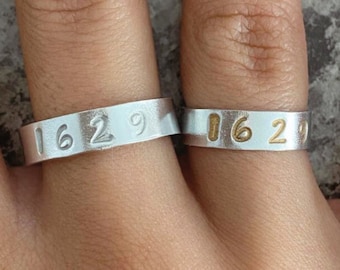 Hand-Stamped Personalized Rings | Customized | Adjustable
