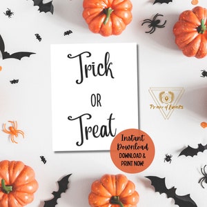 Trick or Treat Sign