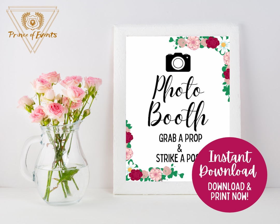Photo Booth Sign - Etsy