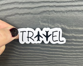 Travel Sticker, Vinyl laminated sticker, Laptop Sticker, Water Bottle Sticker