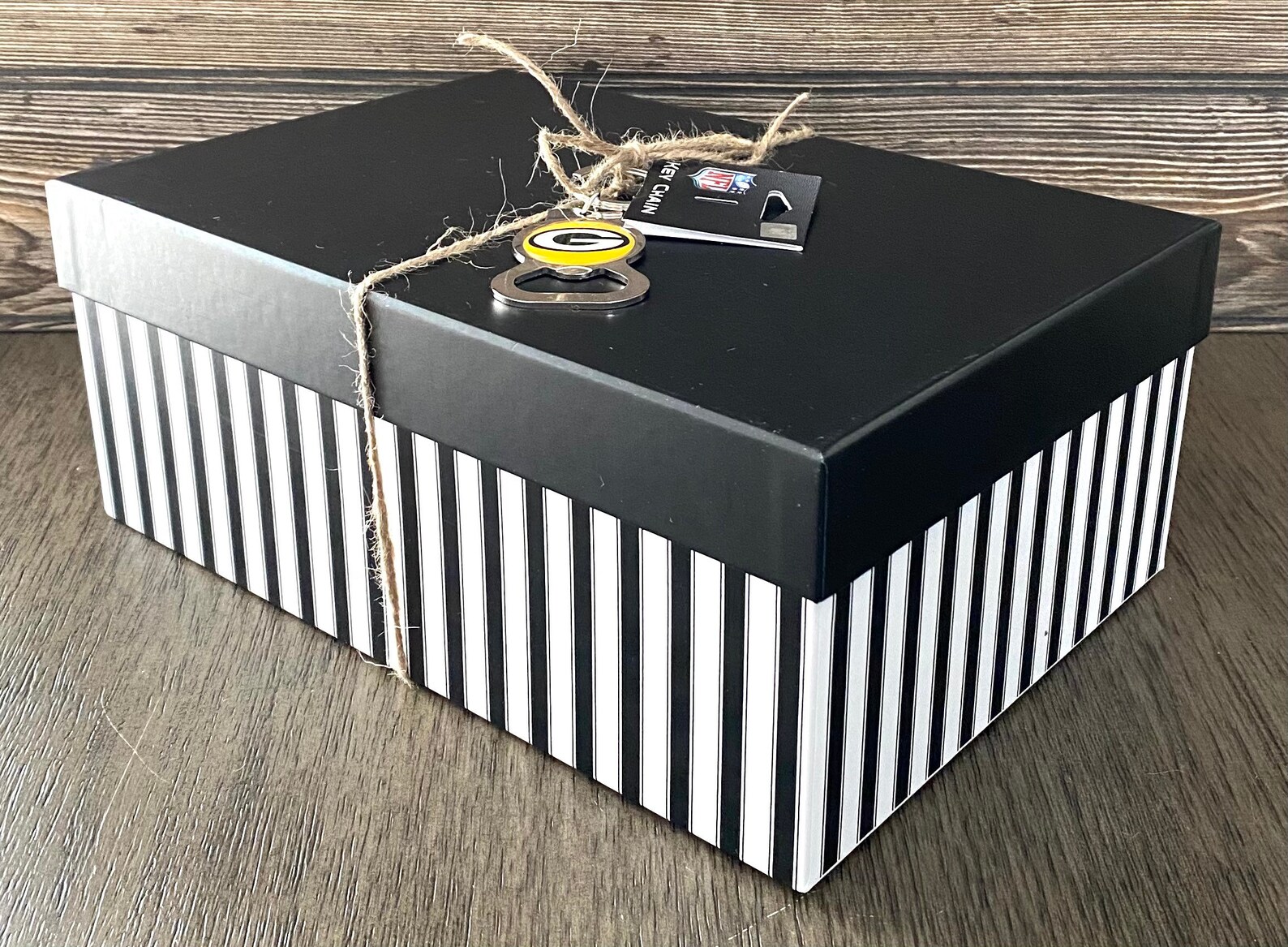 Gift Box Football Fan Gift Box Packers Fan Gift Gift Basket Etsy