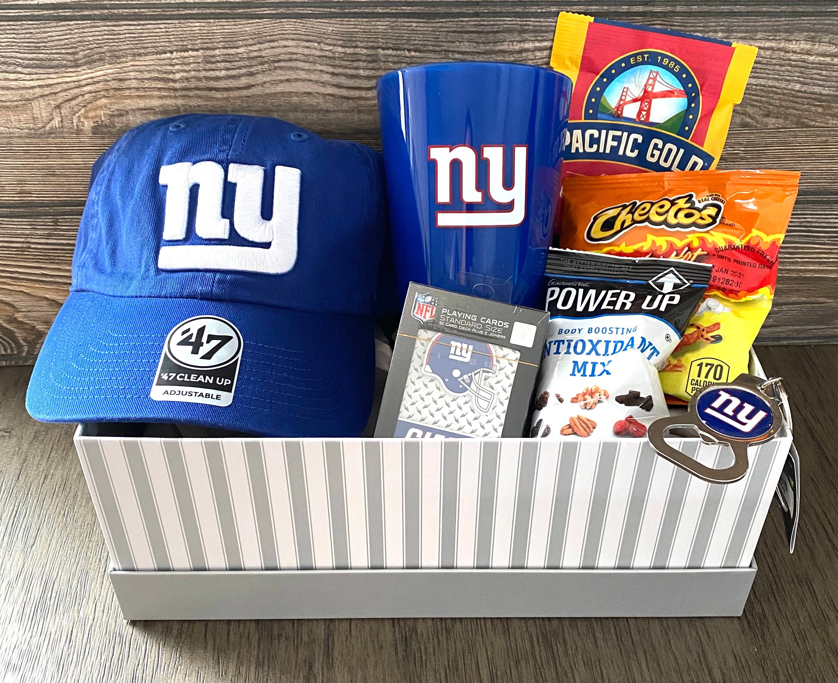 Football Fan Gift Box NY Giants Fan Gift Gift Basket Etsy