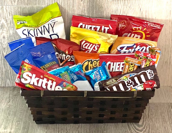 Fun and Games Gift Basket with Puzzles Cookies and Candies Thank
