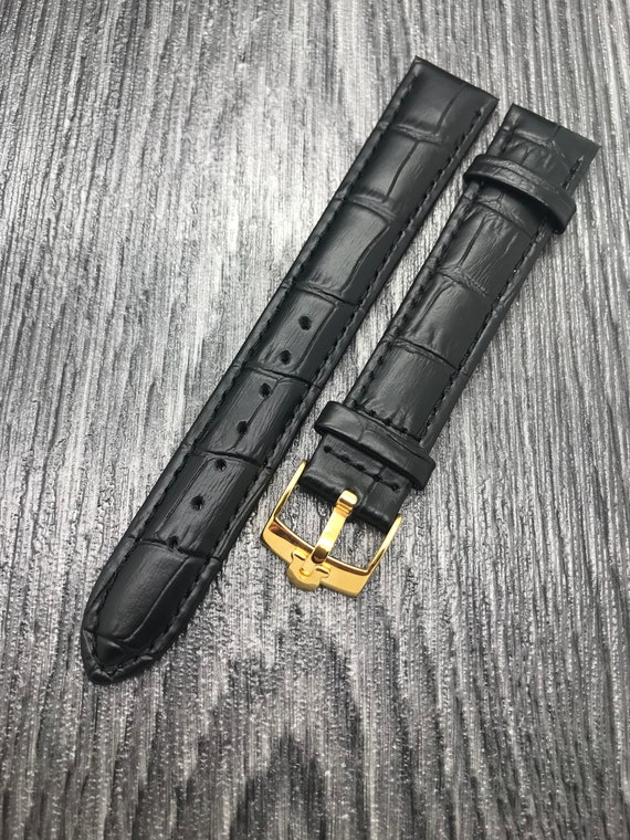 New Omega 18mm Genuine Leather Strap 