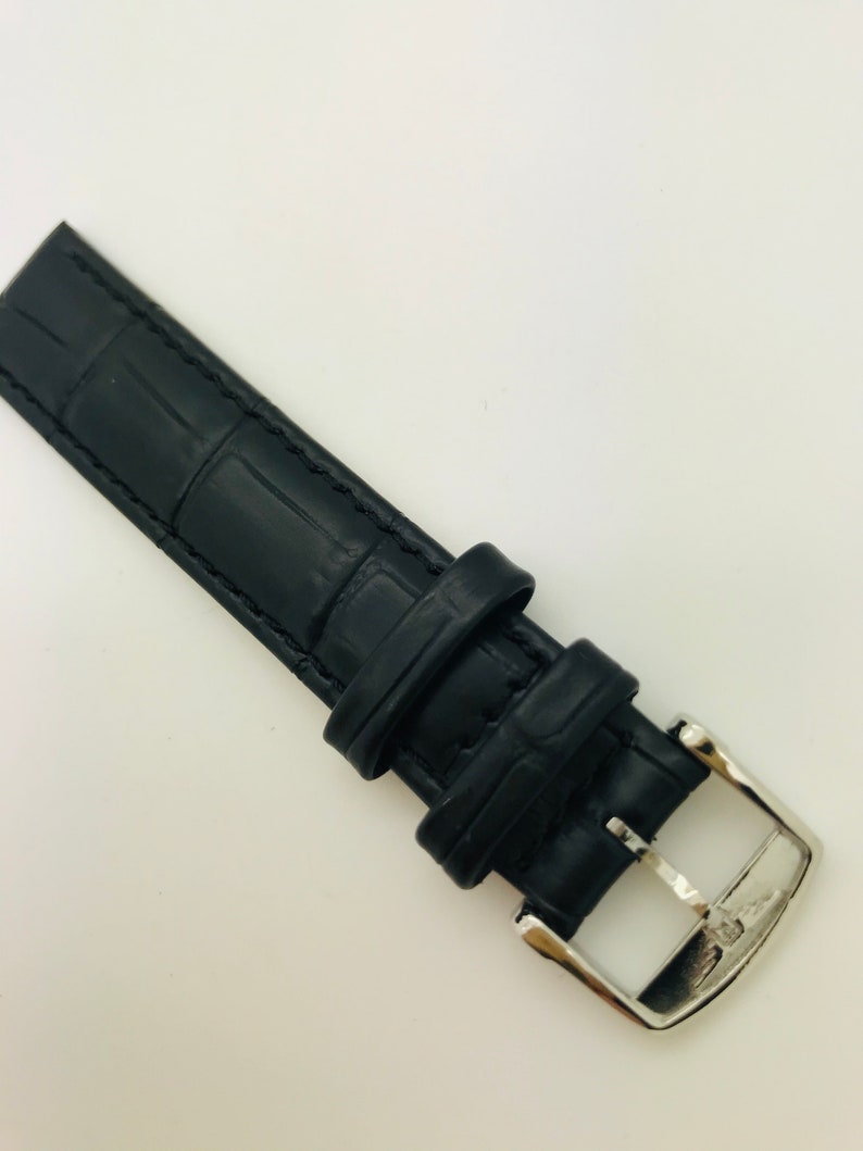 New Longines 18mm Genuine Leather Strap With Buckle for Etsy