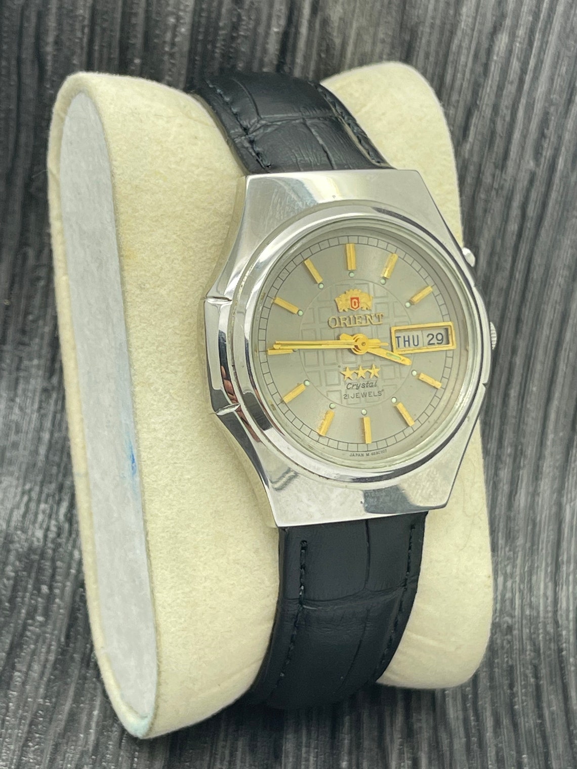 Vintage Orient Crystal 21 Jewels automatic watch made in Etsy