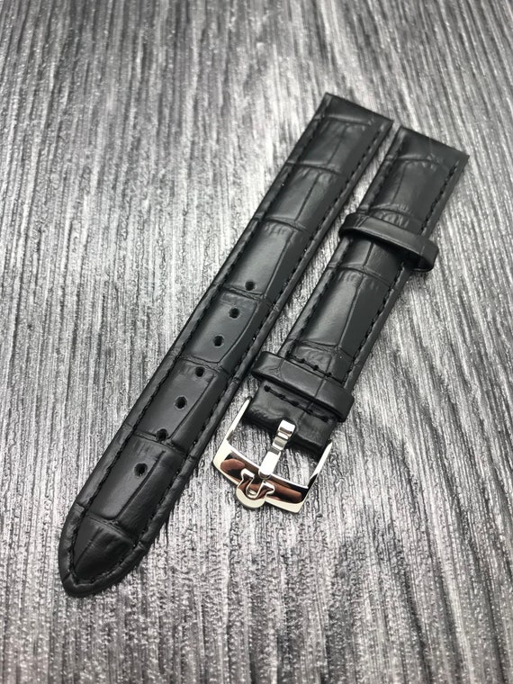 New Omega 18mm Genuine Leather Strap 
