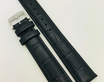 New Longines 18mm Genuine Leather Strap 