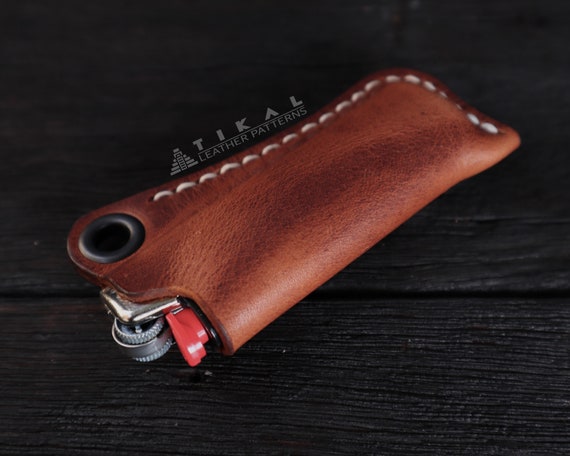Buy Lighter Pouch Made to Fit BIC Lighter Sleeve Leather Lighter Online in  India 