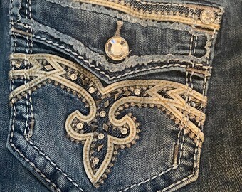 Rock Jeans Etsy