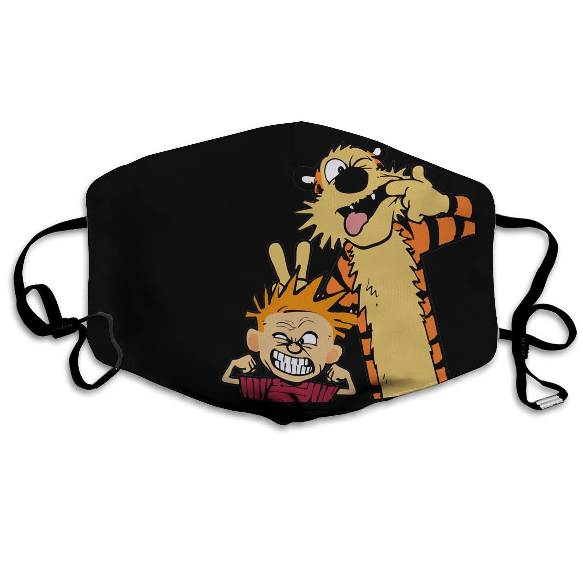 Calvin y hobbes 3 Layer Face Mask Adult Kid FaceMask | Etsy
