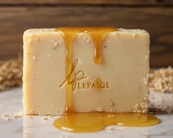Goat Milk Oatmeal & Honey Soap Bar – Soothing Natural Bar Soap for Sensitive, Dry Skin
