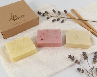 Botanical Shea Butter Soap Set – Nourishing Natural Bars for Dry Sensitive Skin