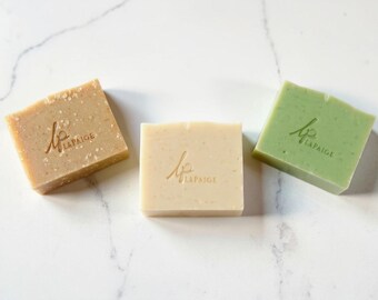Sensitive Skin Soap Bundle – Natural Handmade Soap Set for Dry, Eczema-Prone & Reactive Skin