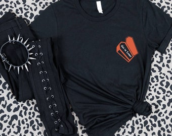 Get in loser tee, goth shirt, coffin vampire Dracula tshirt, spooky dead inside tshirt gifts, punk rock, stoner girl gifts, e girl aesthetic