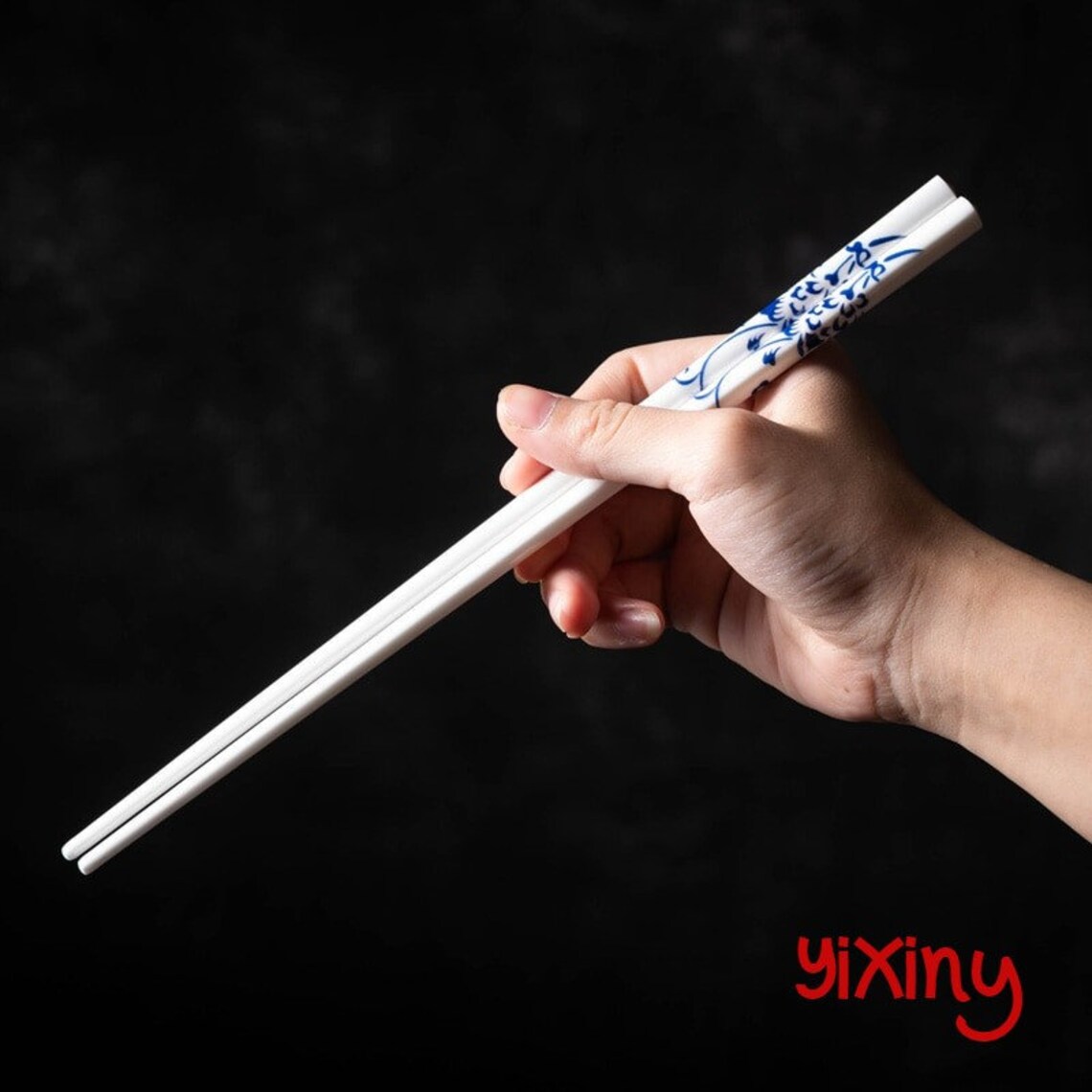 NEW 10 pairs/set Blue and White Design Ceramic Chopsticks Etsy