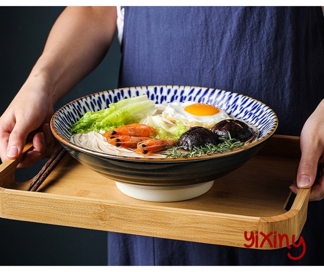 NEW ITEM 9.5 inch Japanese Bowl Large Ramen Bowl Microwave Etsy