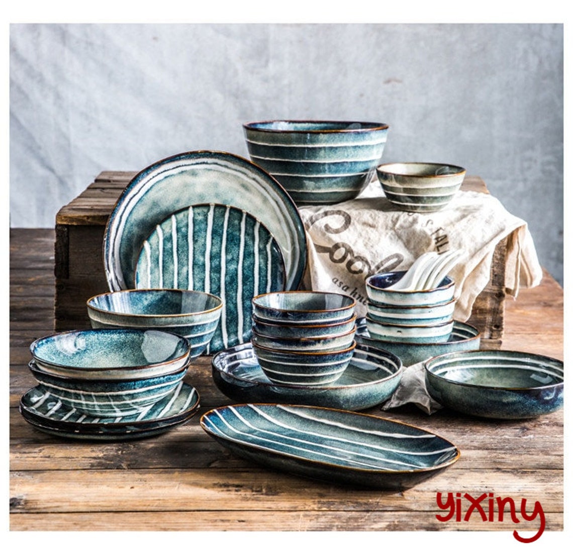 HOT Ceramic Tableware Hot Pot Sauce Dish Bowl Japanese Style Etsy