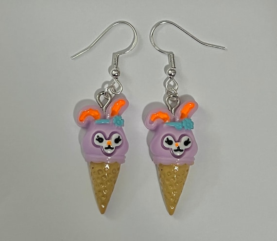 Alpaca Ice Cream Earrings