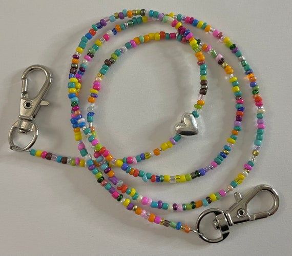 Personalized Beaded Mask Chain Holders