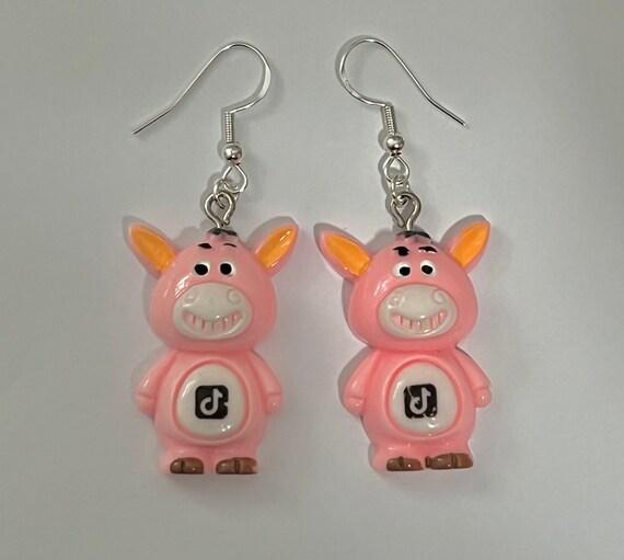 Tiktok Donkey Earrings