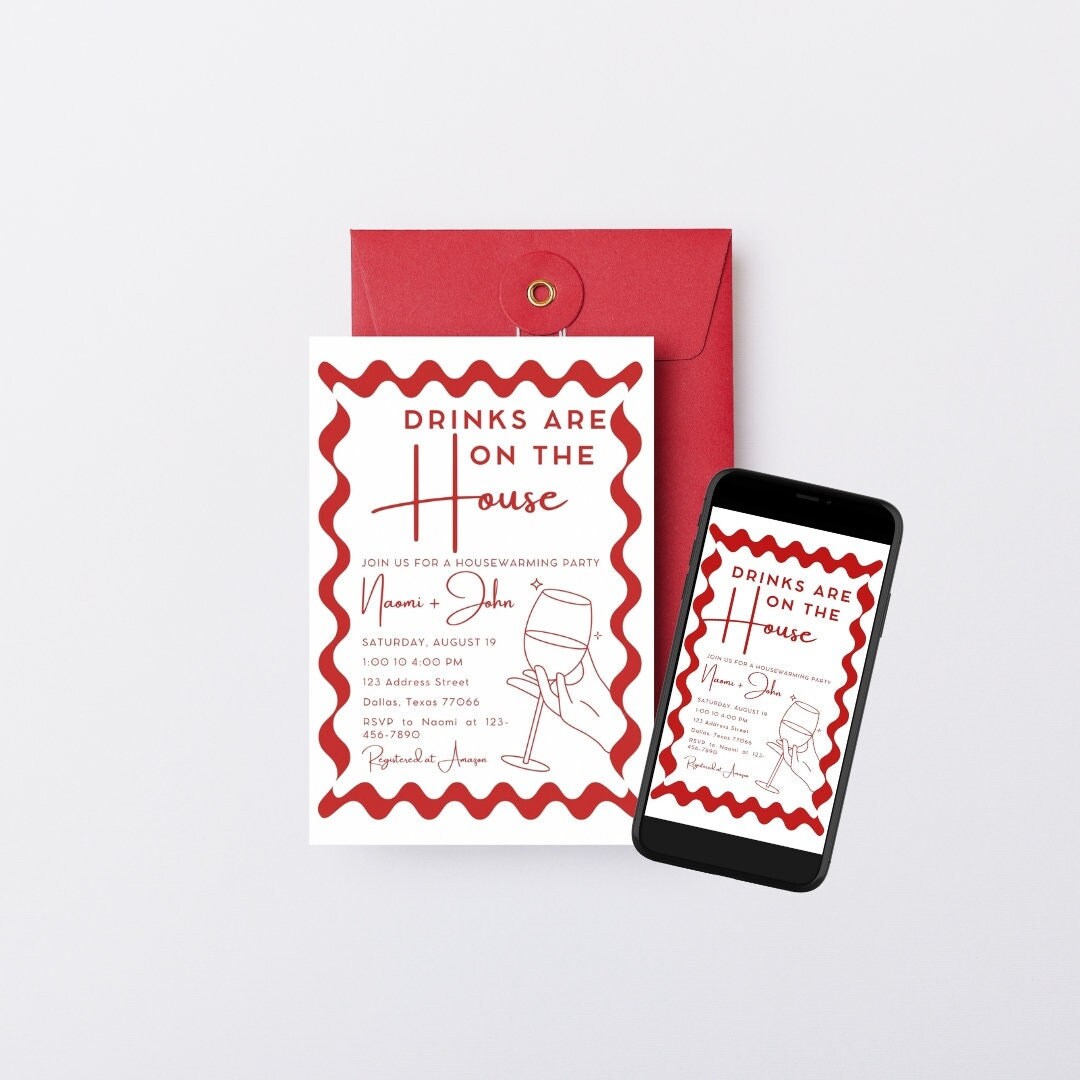 Editable Housewarming Invitation, Digital Housewarming Invitation ...