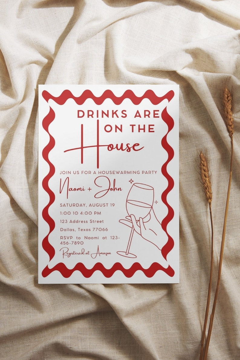 Editable Housewarming Invitation, Digital Housewarming Invitation ...