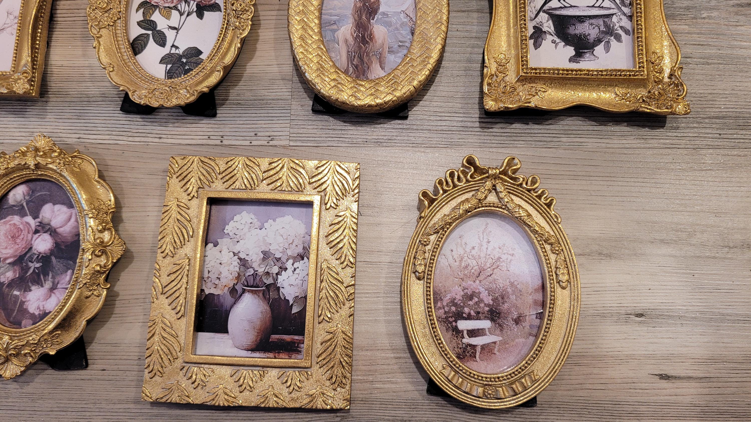 Vintage & Modern | Picture Frames | Gold Ornate Picture Frame | Moody | Dark Academia | Cottagecore | Gallery Wall Print | Maximalist