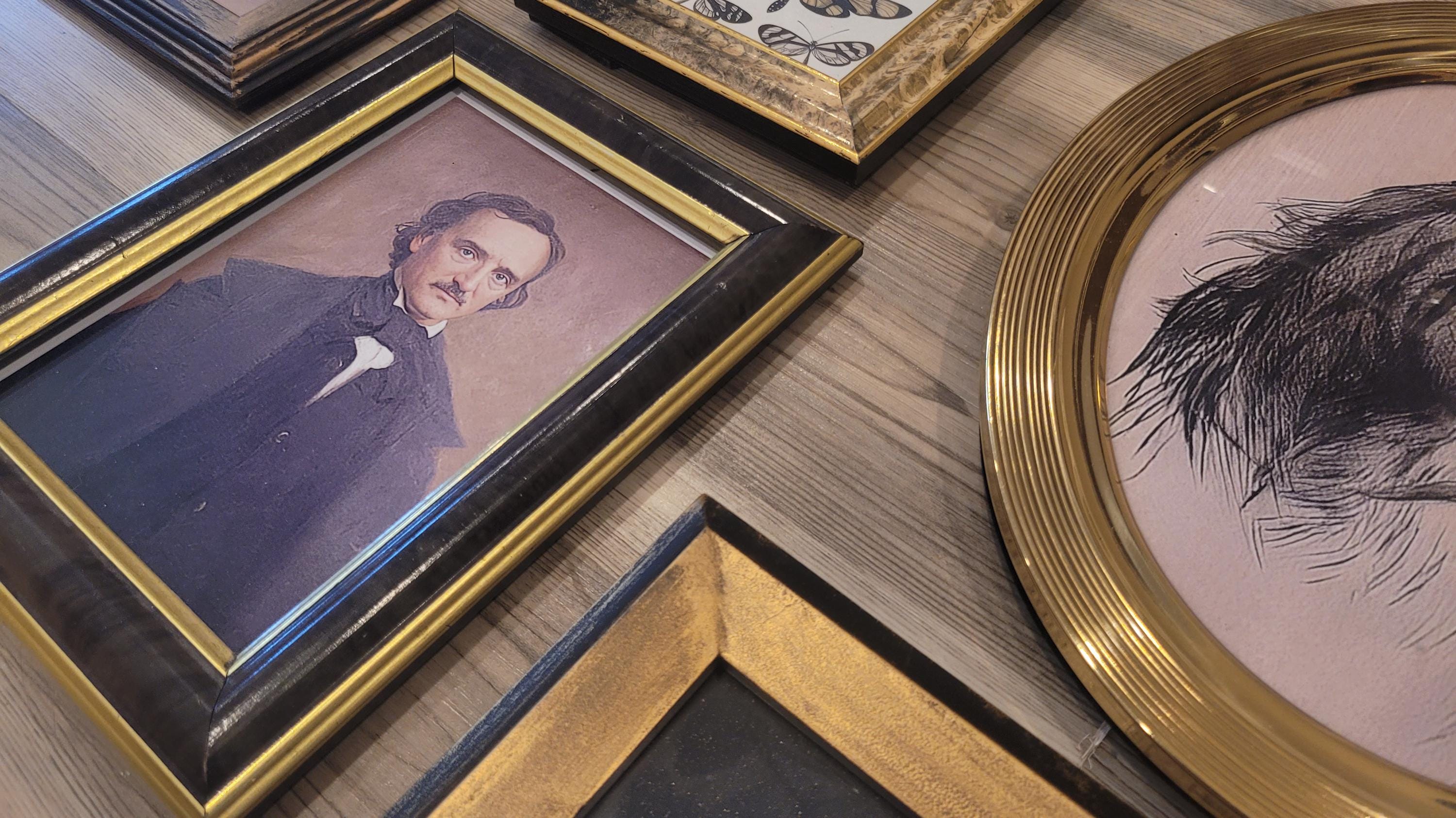Vintage & Modern | Picture Frames | Gold Ornate Picture Frame | Moody | Dark Academia | Cottagecore | Gallery Wall Print | Maximalist