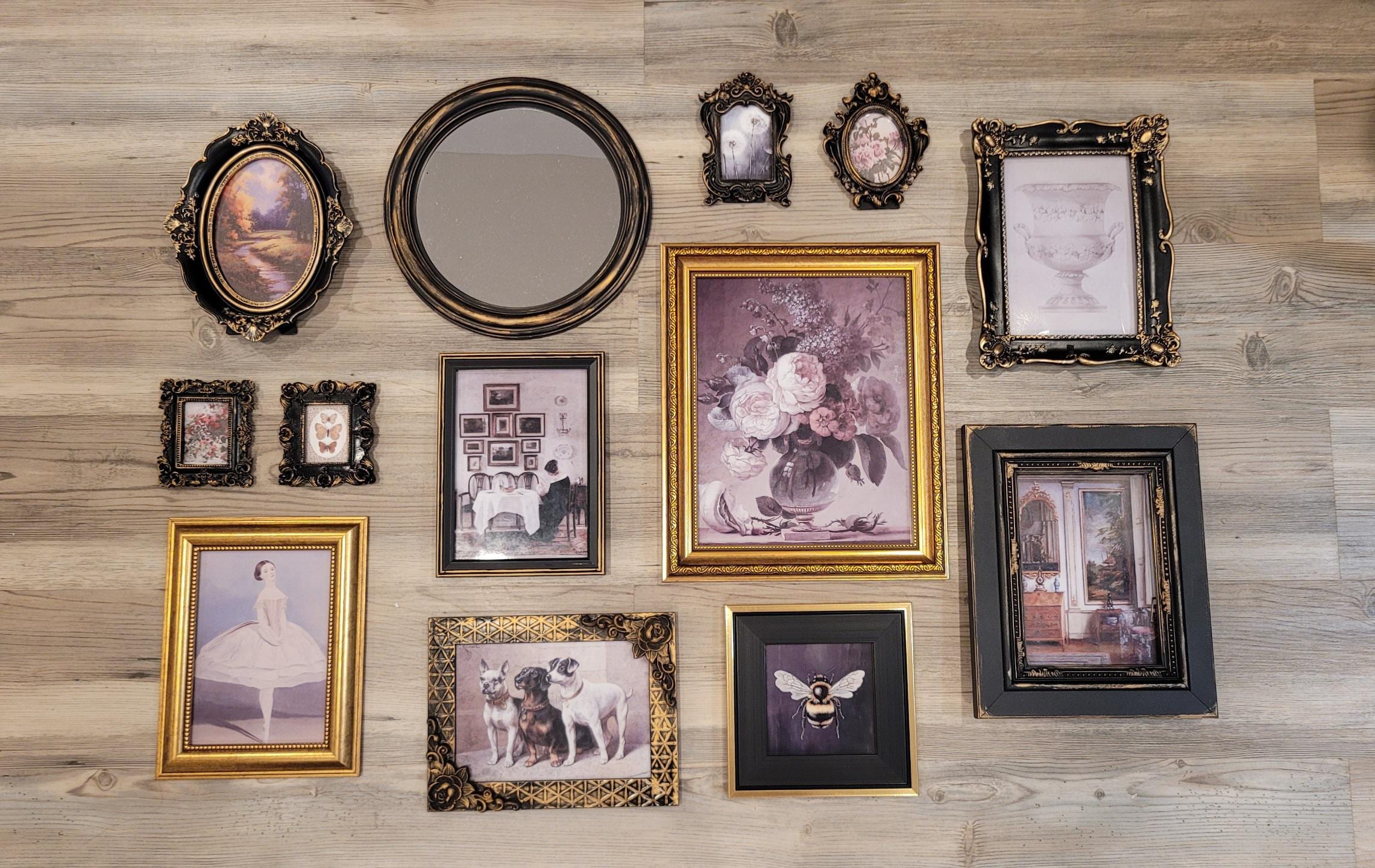 Vintage & Modern | Picture Frames | Gold Ornate Picture Frame | Moody | Dark Academia | Cottagecore | Gallery Wall Print | Maximalist