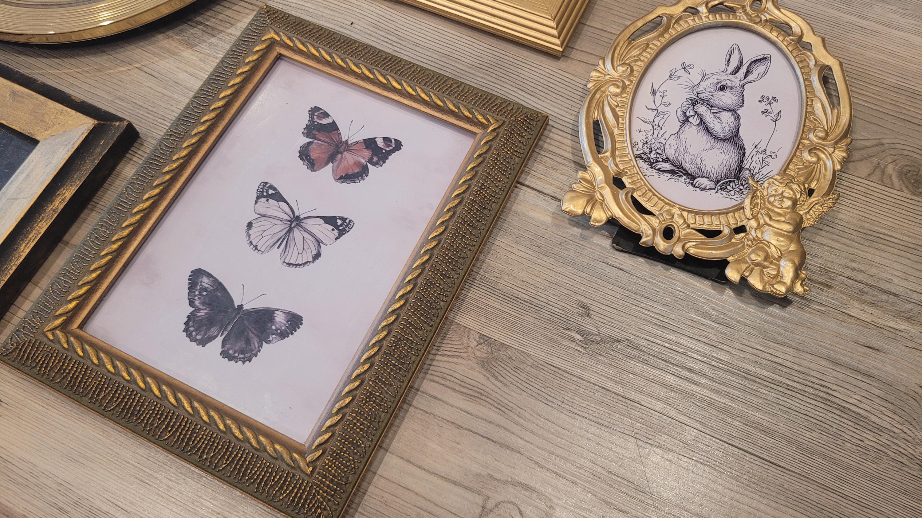 Vintage & Modern | Picture Frames | Gold Ornate Picture Frame | Moody | Dark Academia | Cottagecore | Gallery Wall Print | Maximalist