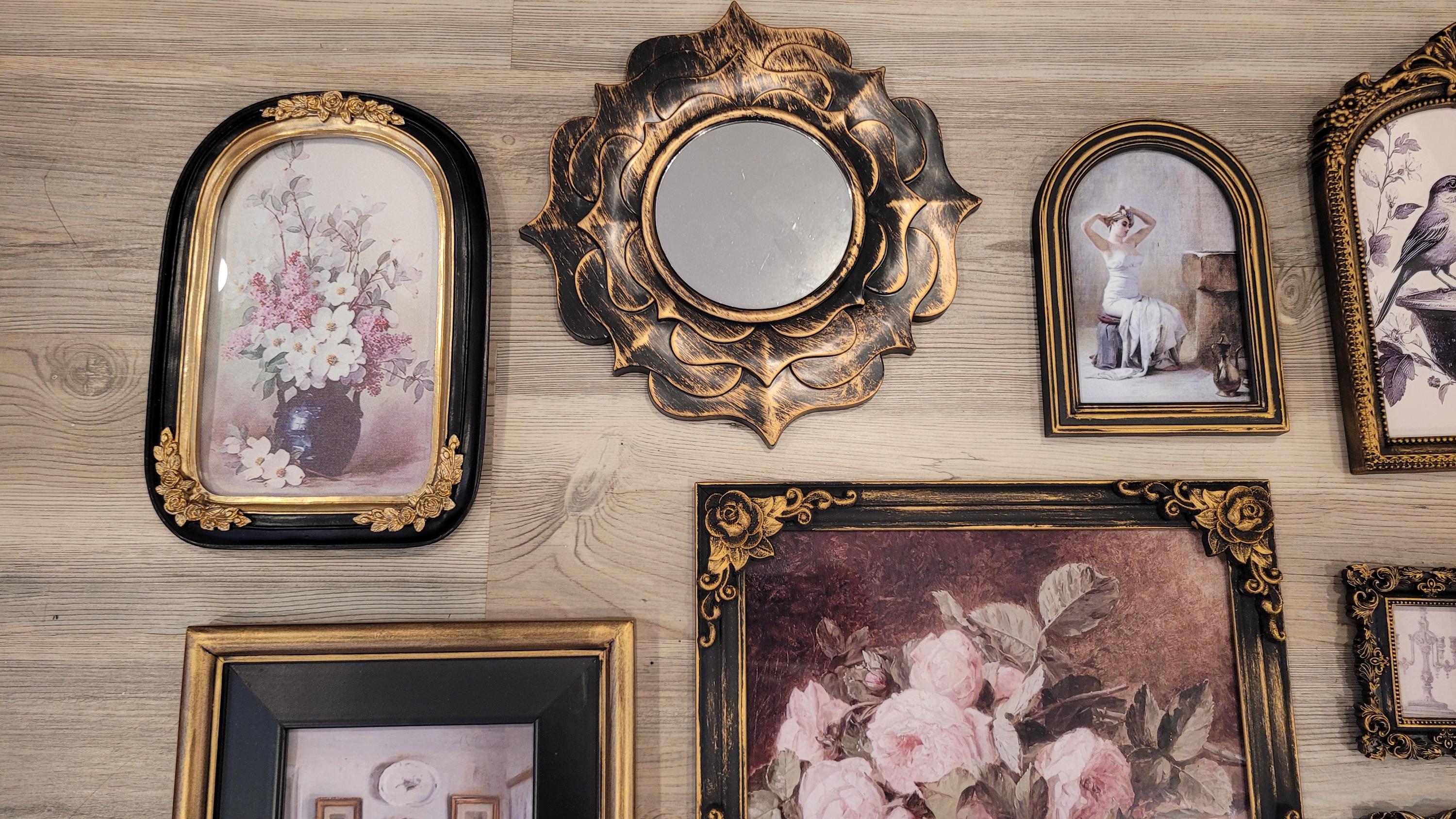 Vintage & Modern | Picture Frames | Gold Ornate Picture Frame | Moody | Dark Academia | Cottagecore | Gallery Wall Print | Maximalist