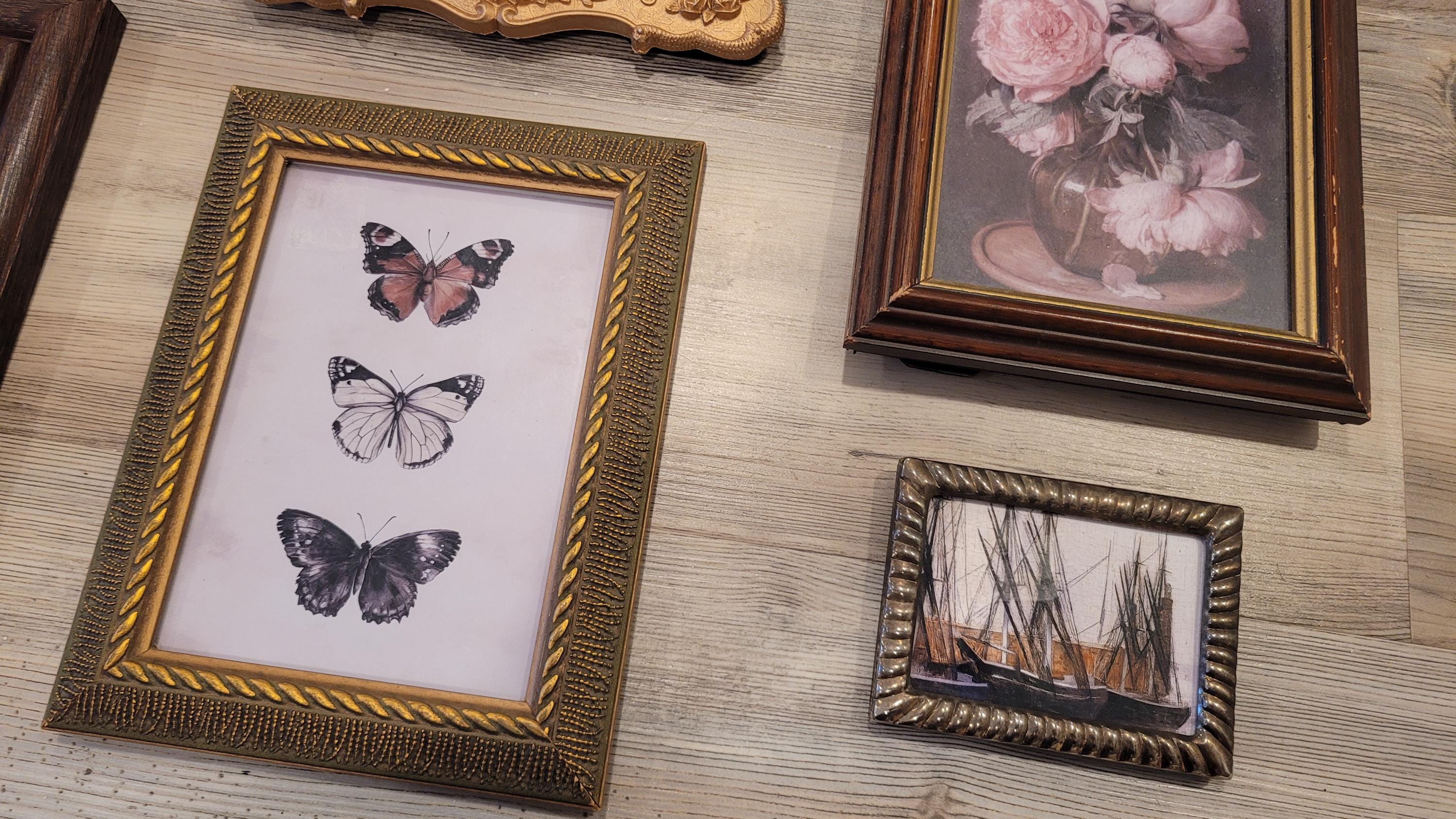 Vintage & Modern | Picture Frames | Gold Ornate Picture Frame | Moody | Dark Academia | Cottagecore | Gallery Wall Print | Maximalist