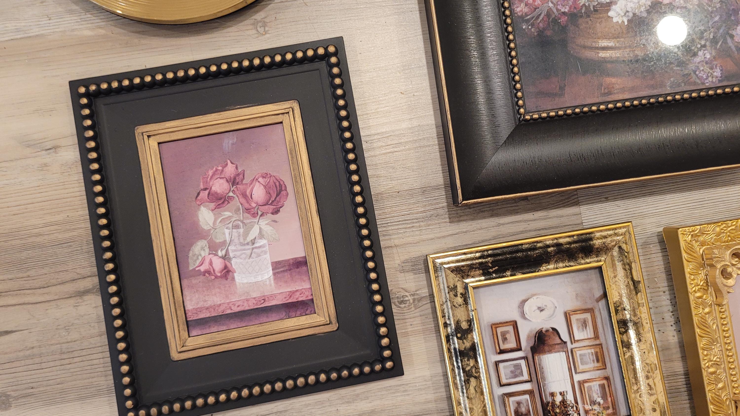 Vintage & Modern | Picture Frames | Gold Ornate Picture Frame | Moody | Dark Academia | Cottagecore | Gallery Wall Print | Maximalist