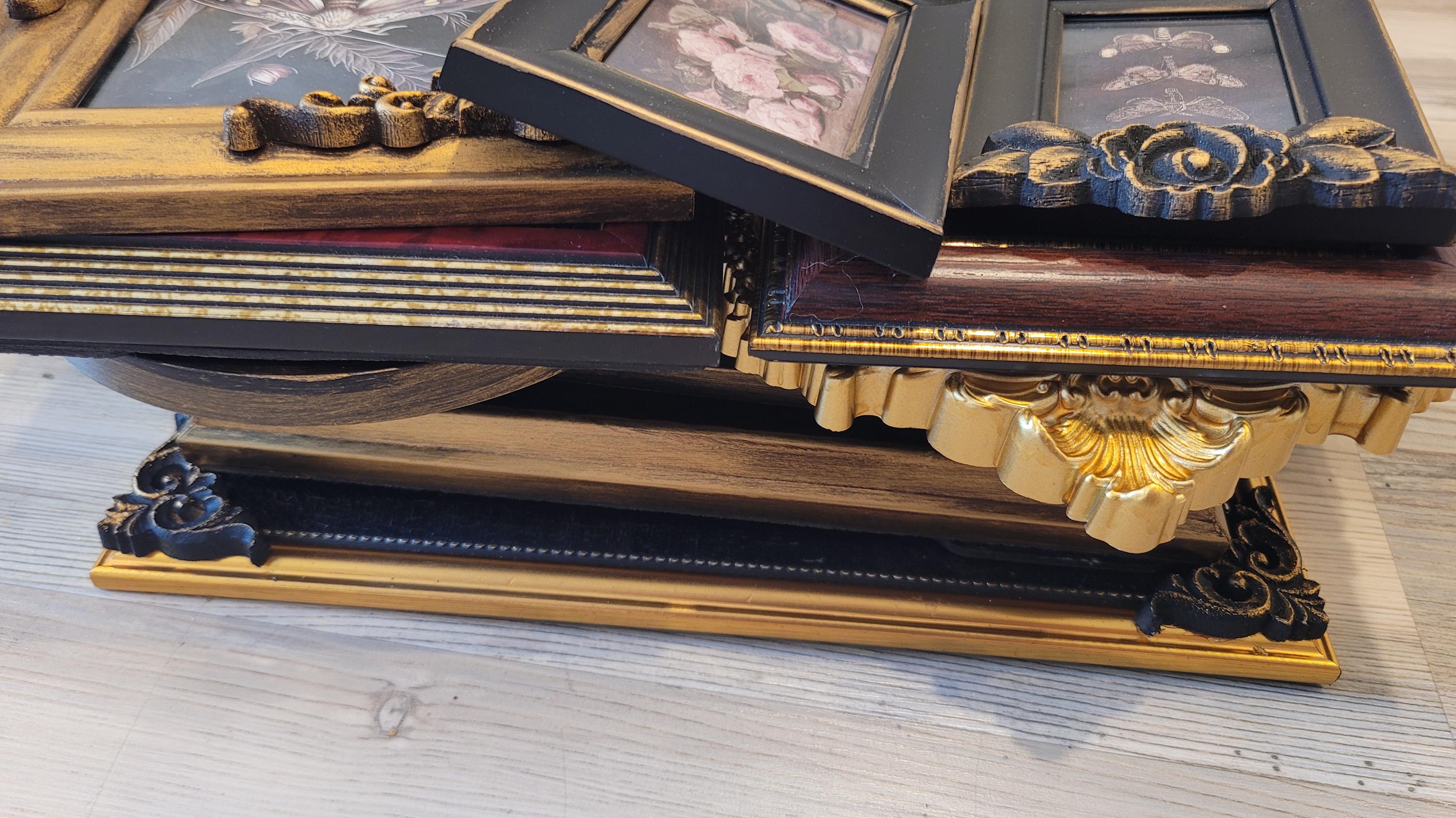 Vintage & Modern | Picture Frames | Gold Ornate Picture Frame | Moody | Dark Academia | Cottagecore | Gallery Wall Print | Maximalist