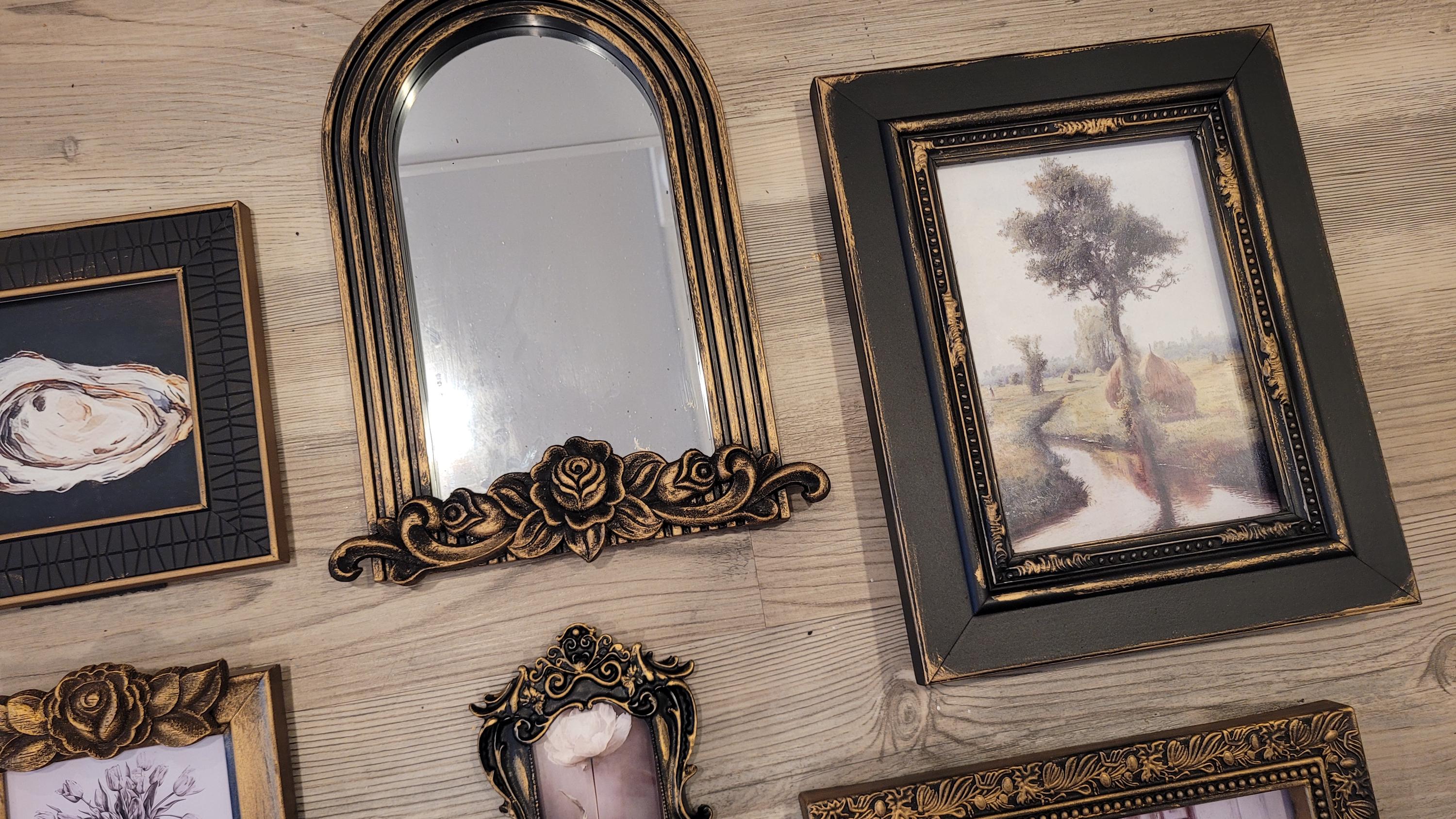 Vintage & Modern | Picture Frames | Gold Ornate Picture Frame | Moody | Dark Academia | Cottagecore | Gallery Wall Print | Maximalist