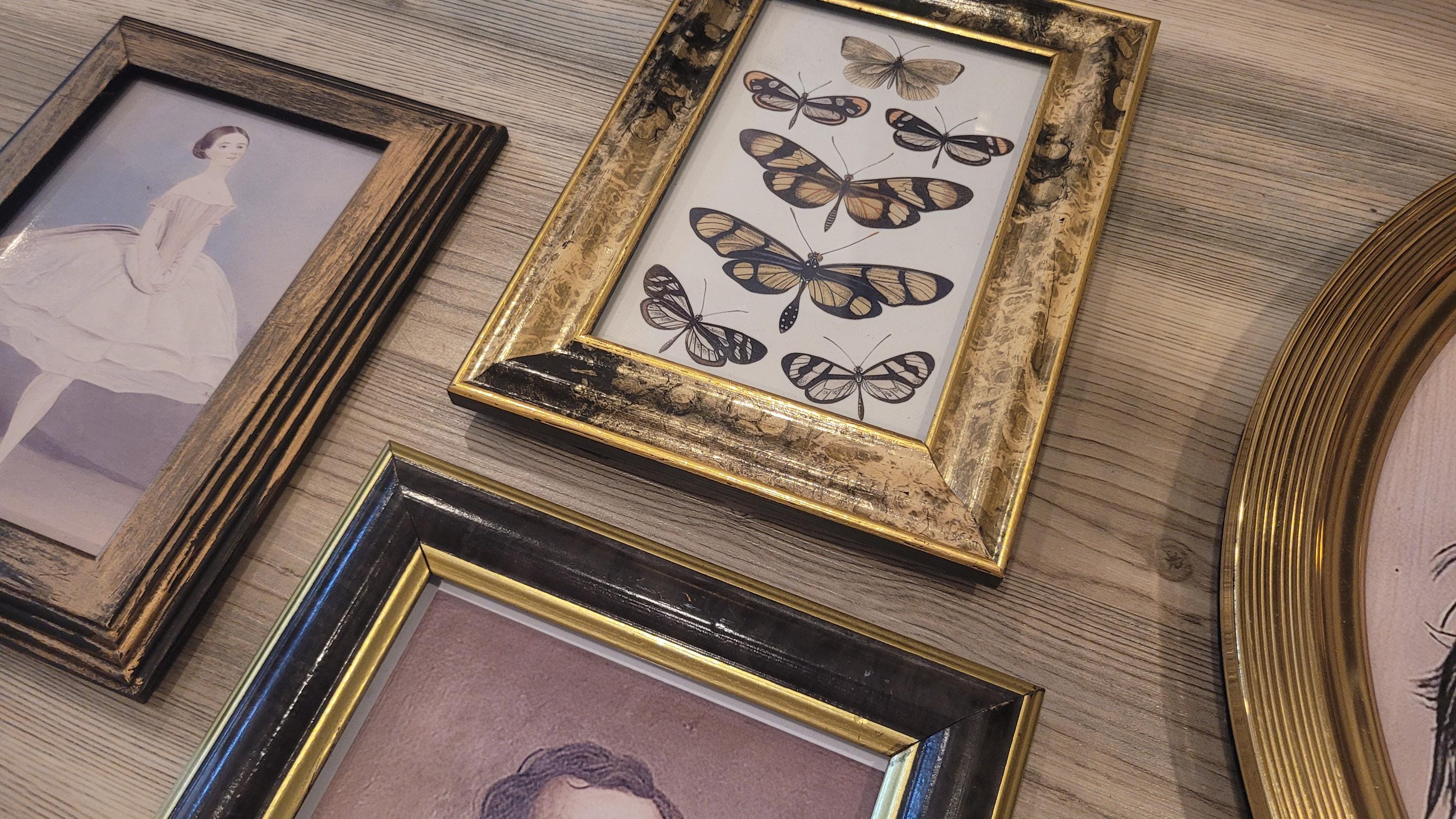 Vintage & Modern | Picture Frames | Gold Ornate Picture Frame | Moody | Dark Academia | Cottagecore | Gallery Wall Print | Maximalist