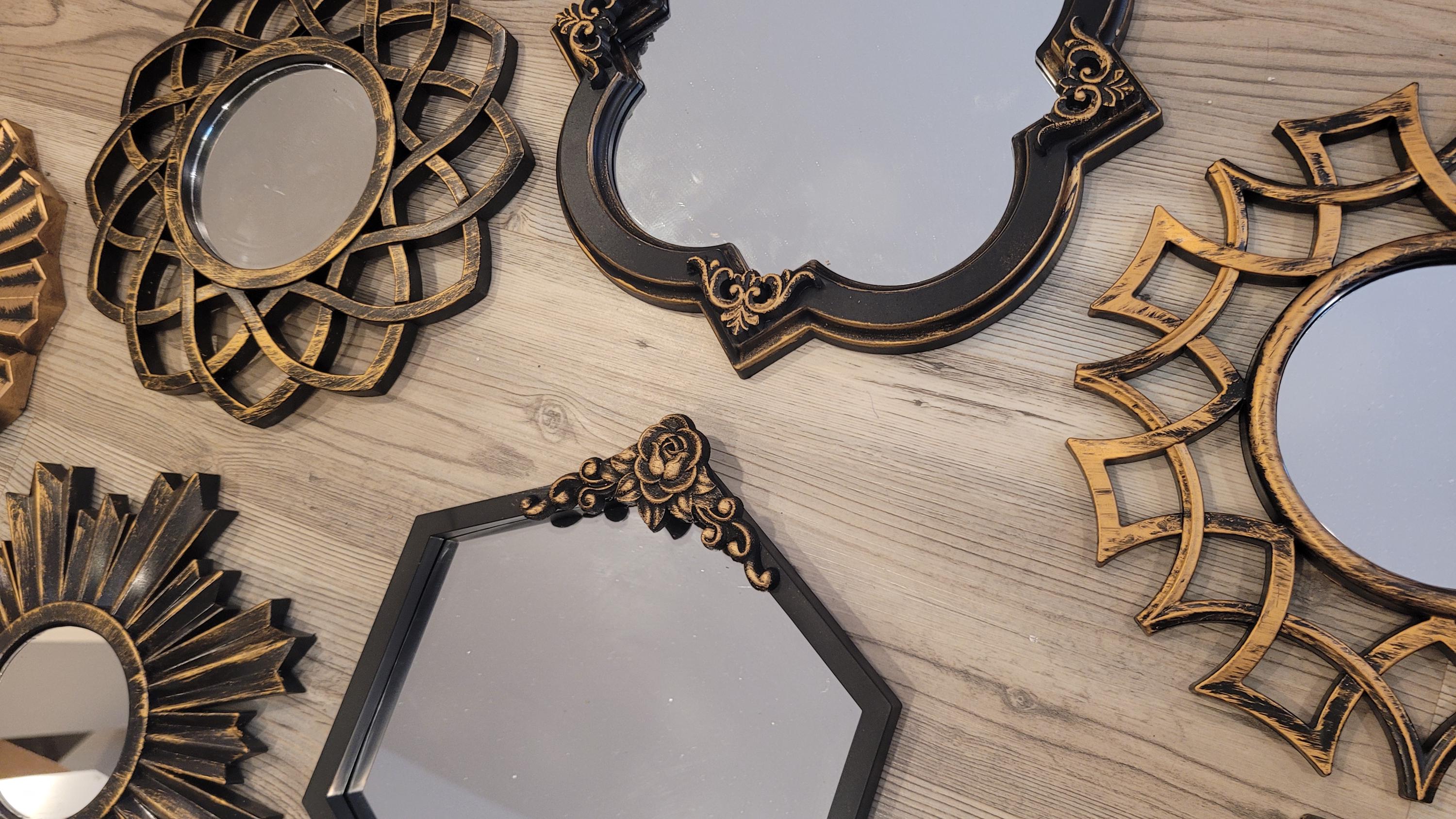 Gallery Wall Mirrors | Gold Ornate Frame | Moody | Dark Academia | Cottagecore | Maximalist