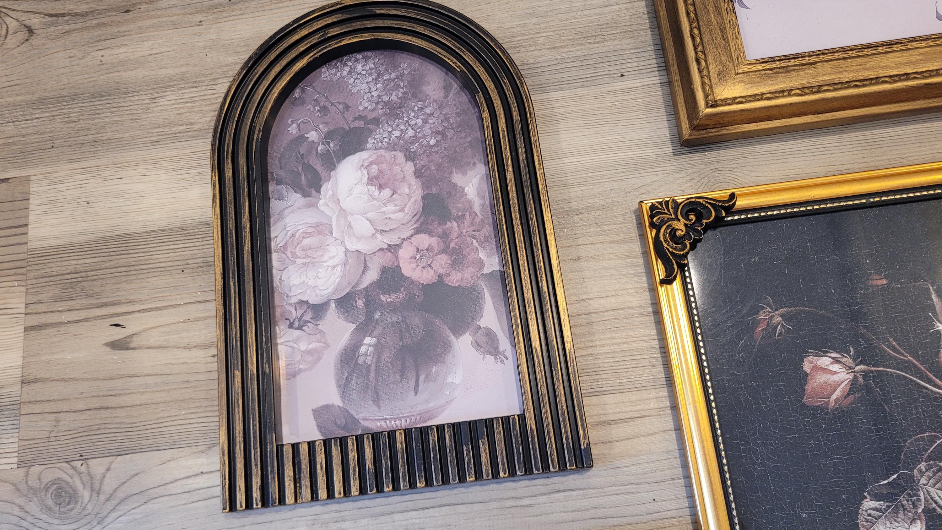 Vintage & Modern | Picture Frames | Gold Ornate Picture Frame | Moody | Dark Academia | Cottagecore | Gallery Wall Print | Maximalist