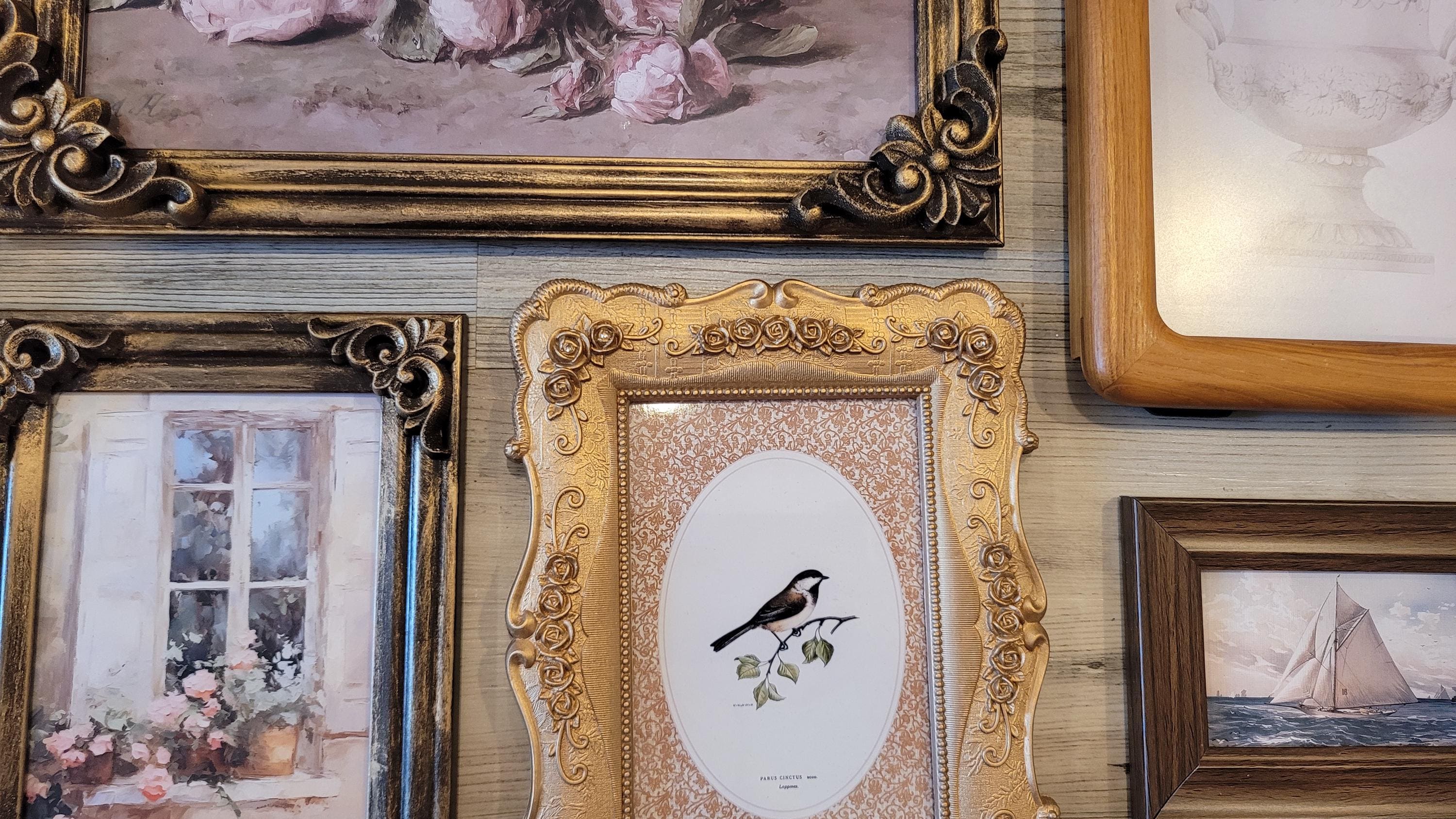 Vintage & Modern | Picture Frames | Gold Ornate Picture Frame | Moody | Dark Academia | Cottagecore | Gallery Wall Print | Maximalist