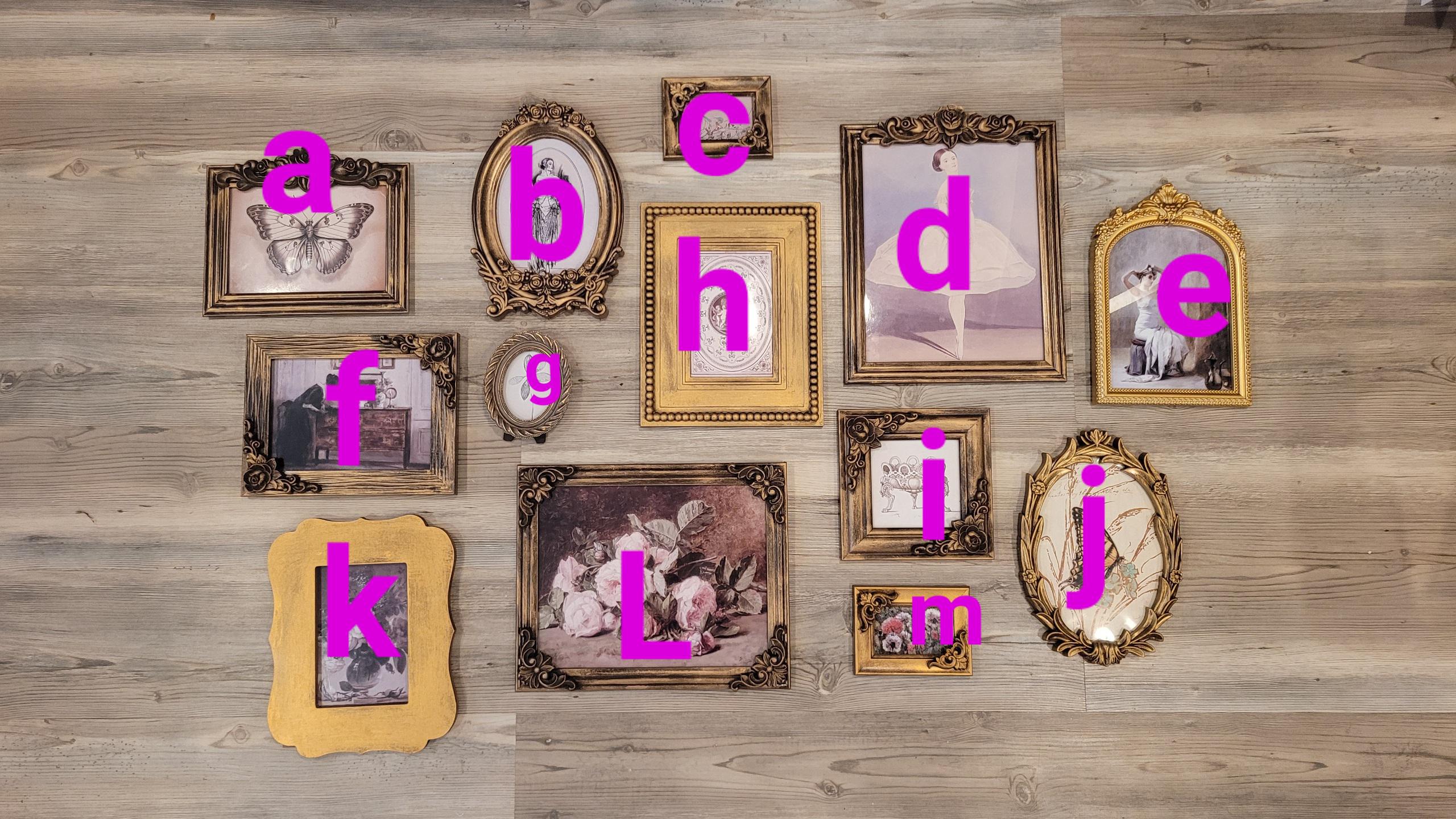 Vintage & Modern | Picture Frames | Gold Ornate Picture Frame | Moody | Dark Academia | Cottagecore | Gallery Wall Print | Maximalist