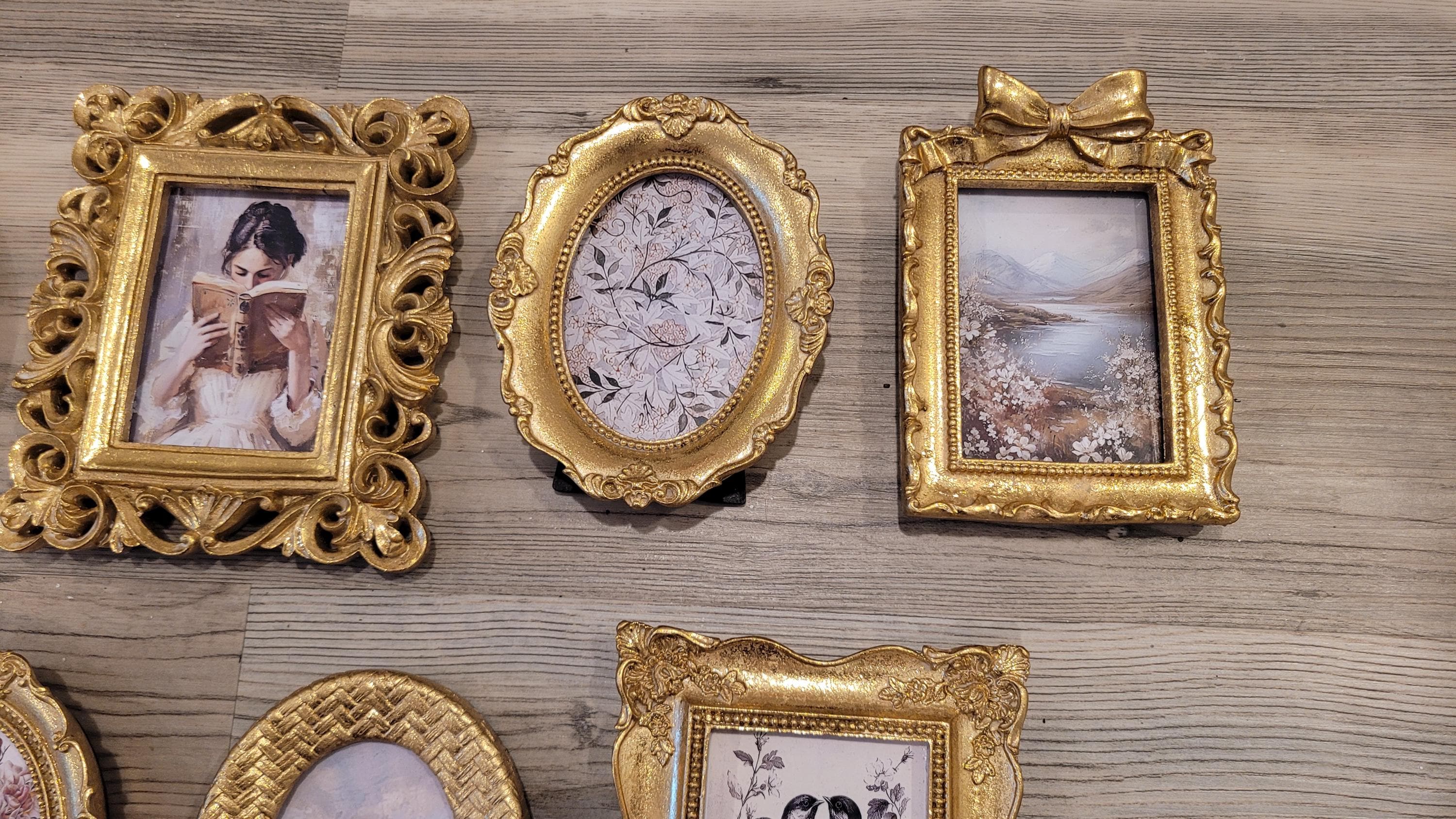 Vintage & Modern | Picture Frames | Gold Ornate Picture Frame | Moody | Dark Academia | Cottagecore | Gallery Wall Print | Maximalist