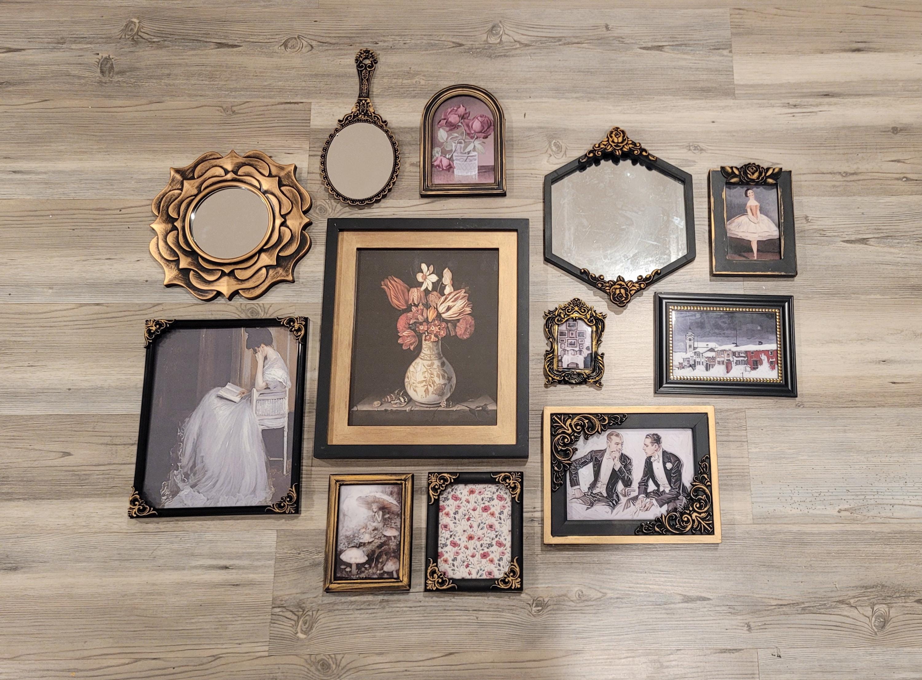 Vintage Brass Picture Frames Lot - Etsy Vintage Brass Frames A Lot Of 7 Solid Brass Various Sizes EUC main image 0
