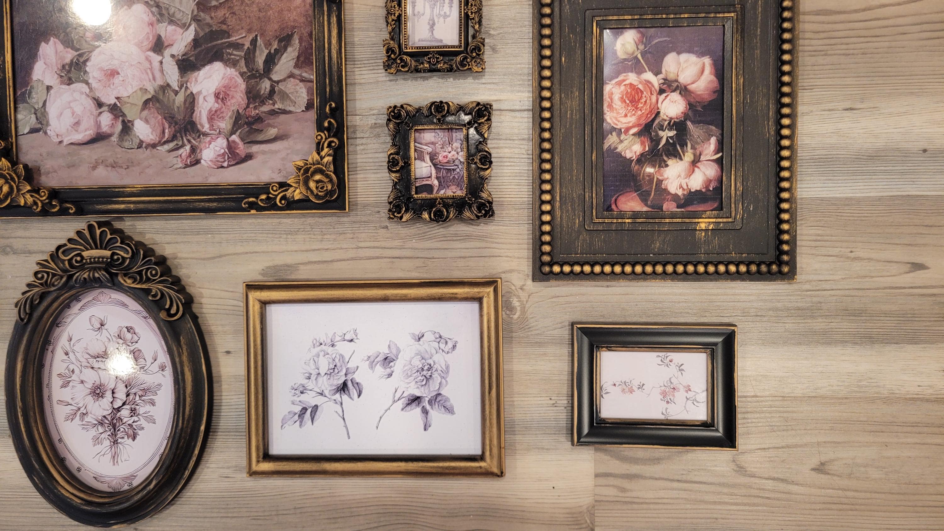 Vintage & Modern | Picture Frames | Gold Ornate Picture Frame | Moody | Dark Academia | Cottagecore | Gallery Wall Print | Maximalist