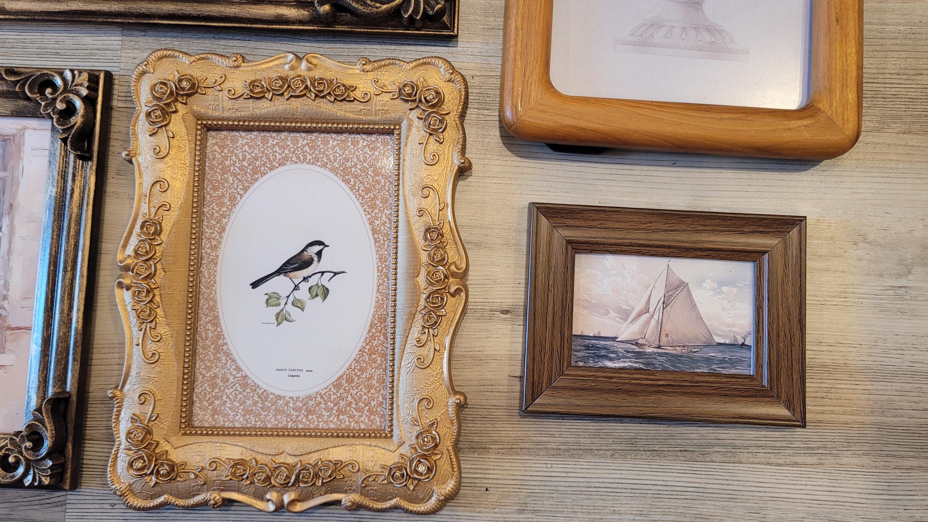 Vintage & Modern | Picture Frames | Gold Ornate Picture Frame | Moody | Dark Academia | Cottagecore | Gallery Wall Print | Maximalist