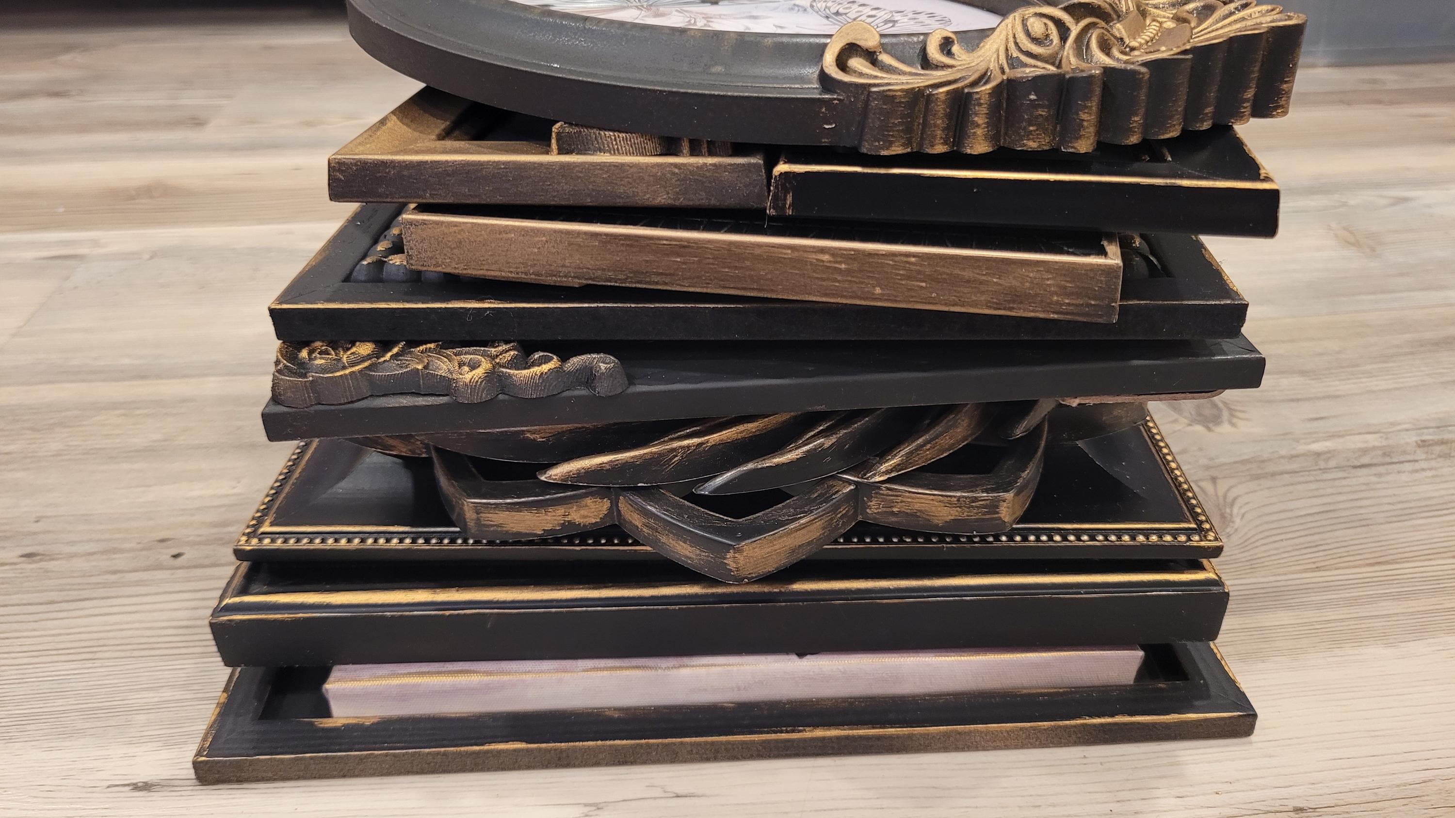Vintage & Modern | Picture Frames | Gold Ornate Picture Frame | Moody | Dark Academia | Cottagecore | Gallery Wall Print | Maximalist