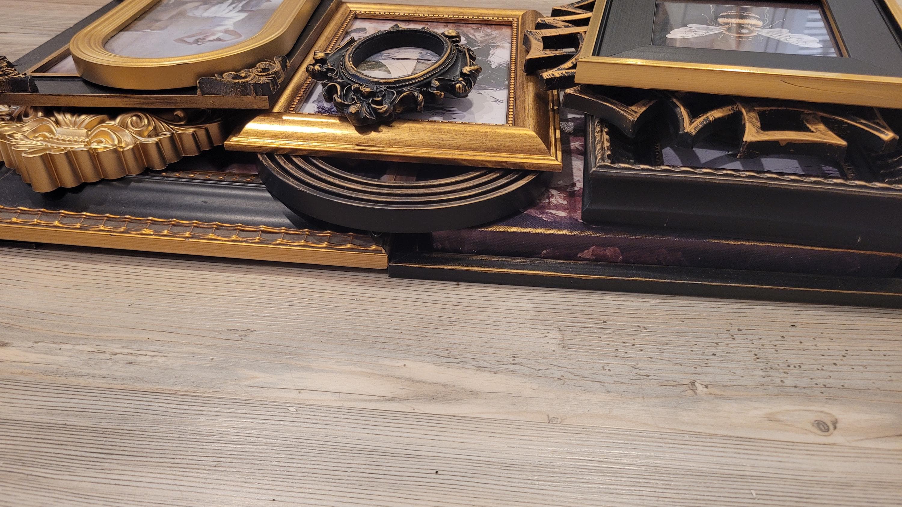 Vintage & Modern | Picture Frames | Gold Ornate Picture Frame | Moody | Dark Academia | Cottagecore | Gallery Wall Print | Maximalist